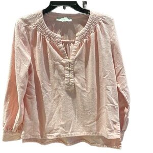 Loft pink speckle top size xs